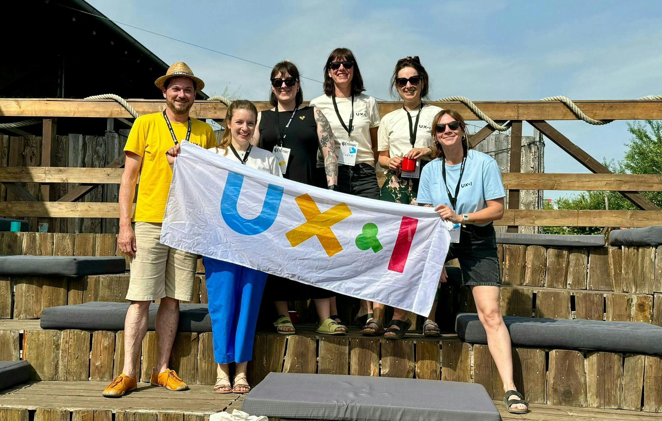 das Tean von UX&I beim German UPA UX Festival 2024