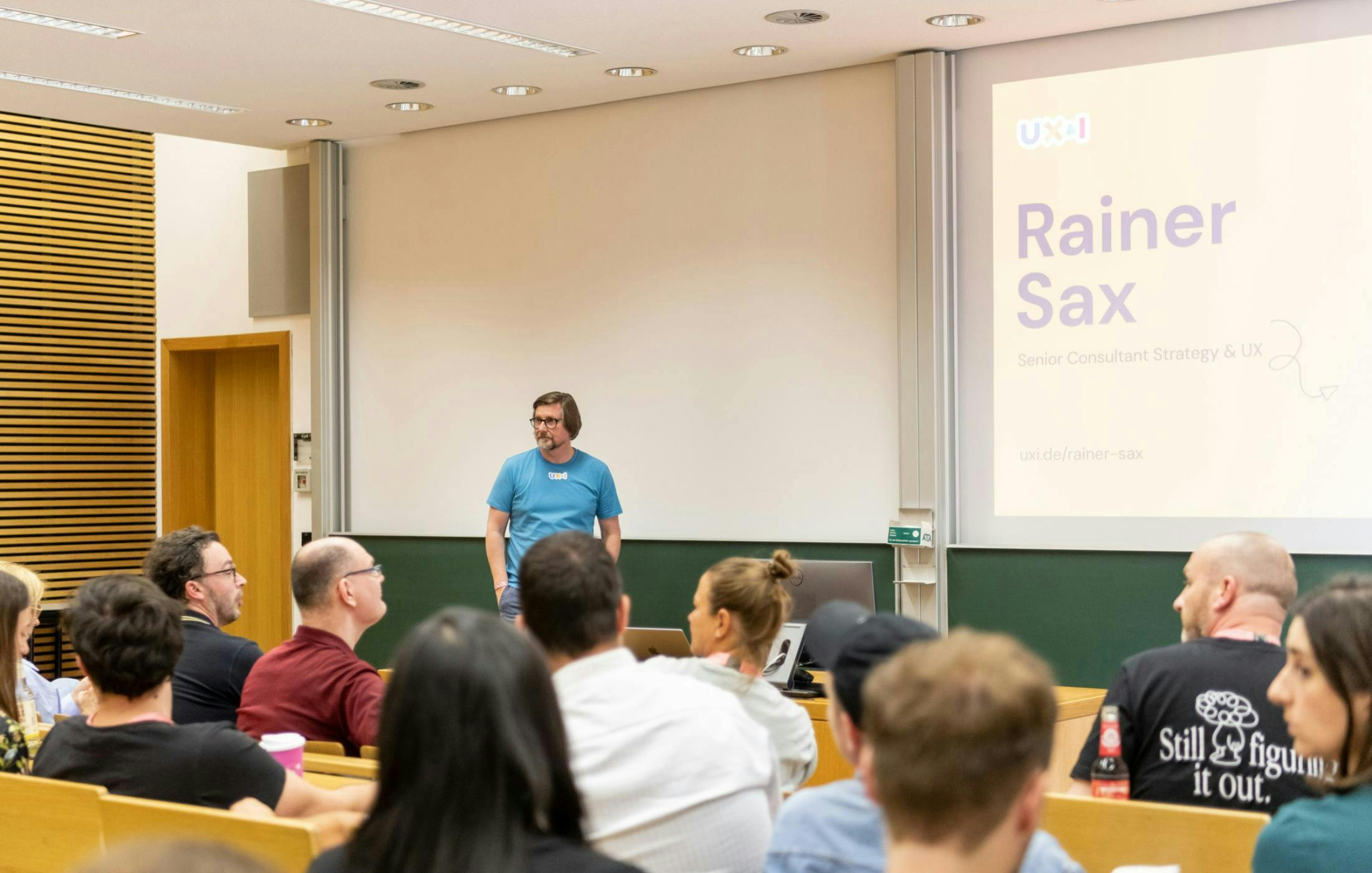 Rainer Sax teilte seine persönlichen Erfahrungen und Erkenntnisse aus einem Jahr in der Unternehmensarchitektur